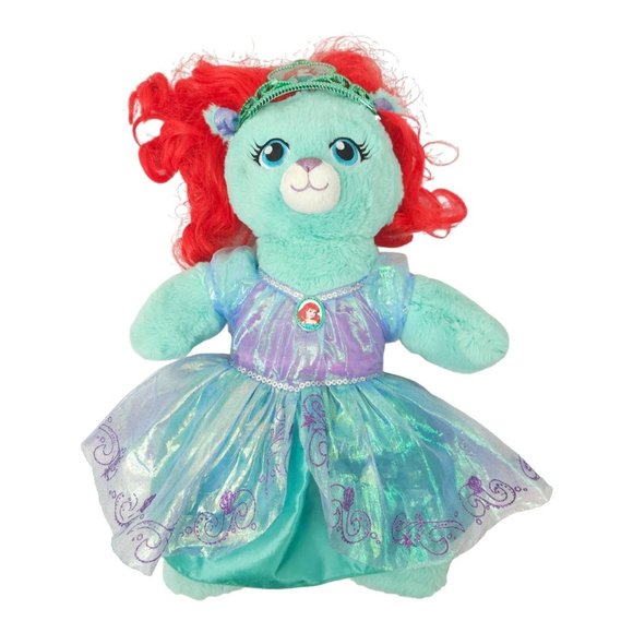 Build A Bear Disney Princess Ariel Limited Edition 17" Plush Scepter Crown Gown - Picture 4 of 16